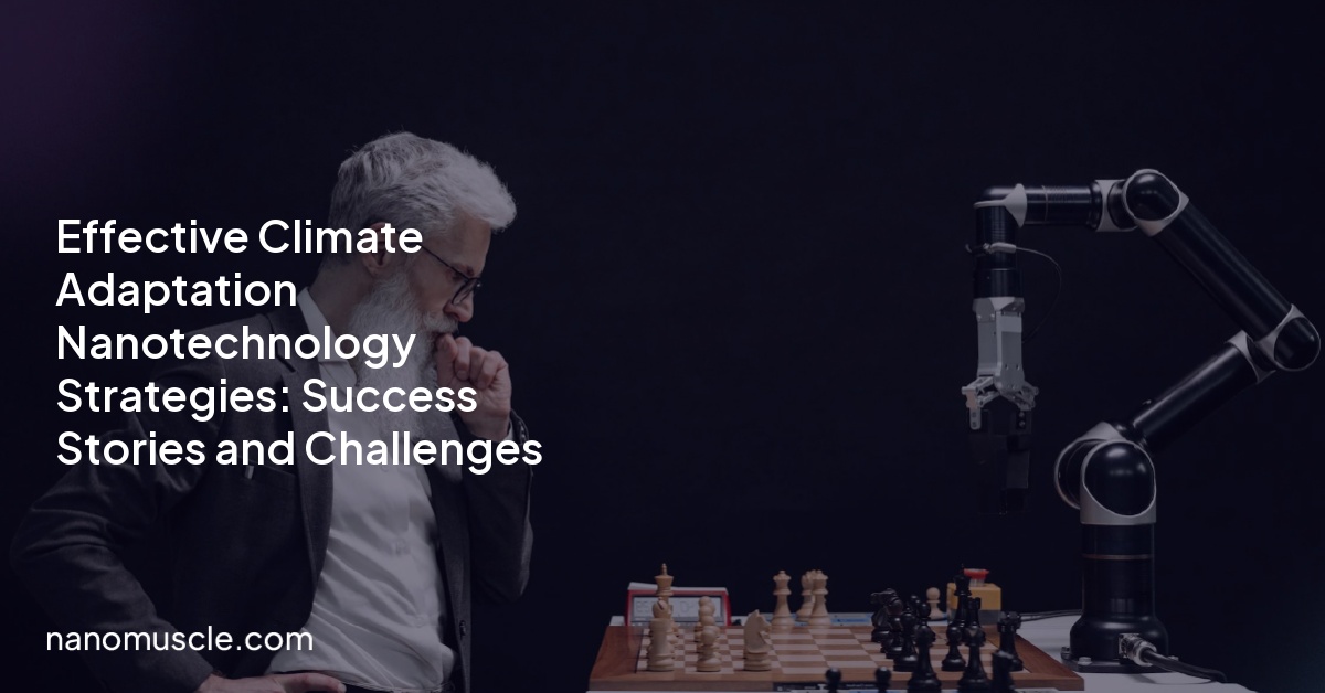 Effective Climate Adaptation Nanotechnology Strategies: Success Stories and Challenges