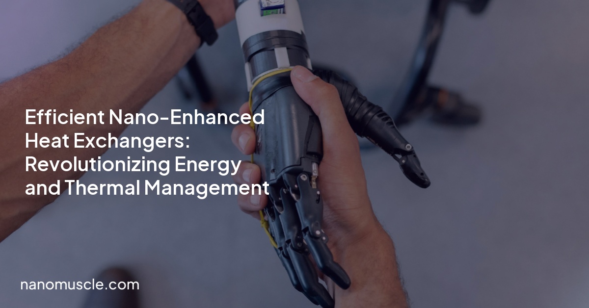 Efficient Nano-Enhanced Heat Exchangers: Revolutionizing Energy and Thermal Management