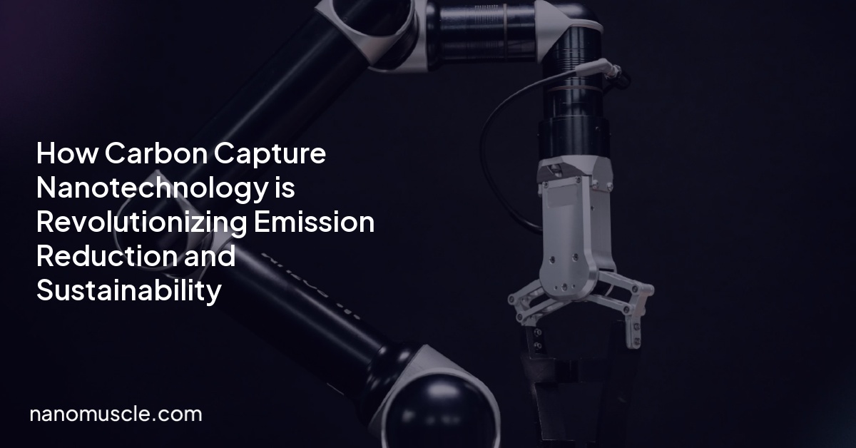 How Carbon Capture Nanotechnology is Revolutionizing Emission Reduction and Sustainability
