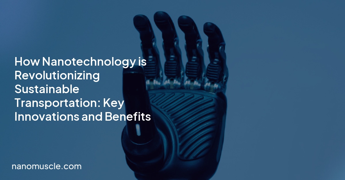 How Nanotechnology is Revolutionizing Sustainable Transportation: Key Innovations and Benefits