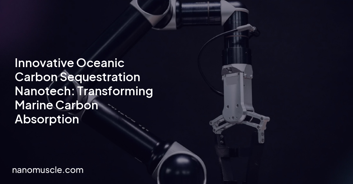 Innovative Oceanic Carbon Sequestration Nanotech: Transforming Marine Carbon Absorption