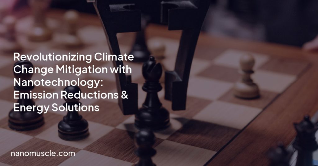 Revolutionizing Climate Change Mitigation with Nanotechnology: Emission Reductions & Energy Solutions