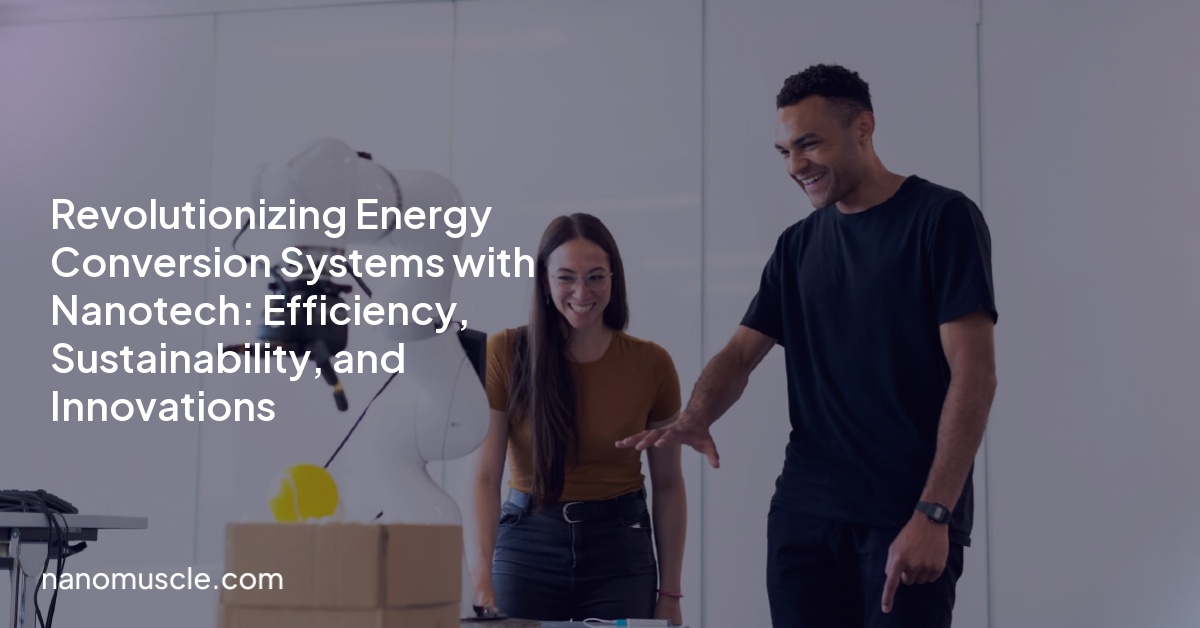 Revolutionizing Energy Conversion Systems with Nanotech: Efficiency, Sustainability, and Innovations
