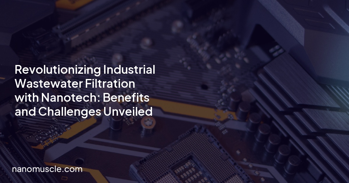 Revolutionizing Industrial Wastewater Filtration with Nanotech: Benefits and Challenges Unveiled