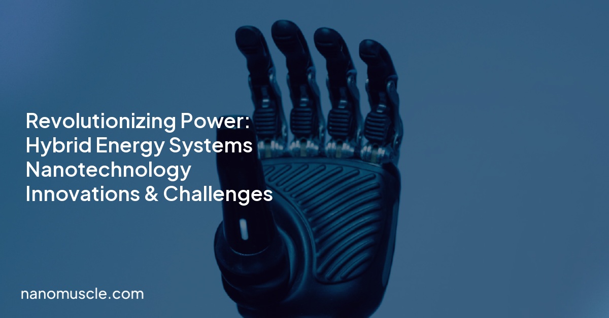 Revolutionizing Power: Hybrid Energy Systems Nanotechnology Innovations & Challenges