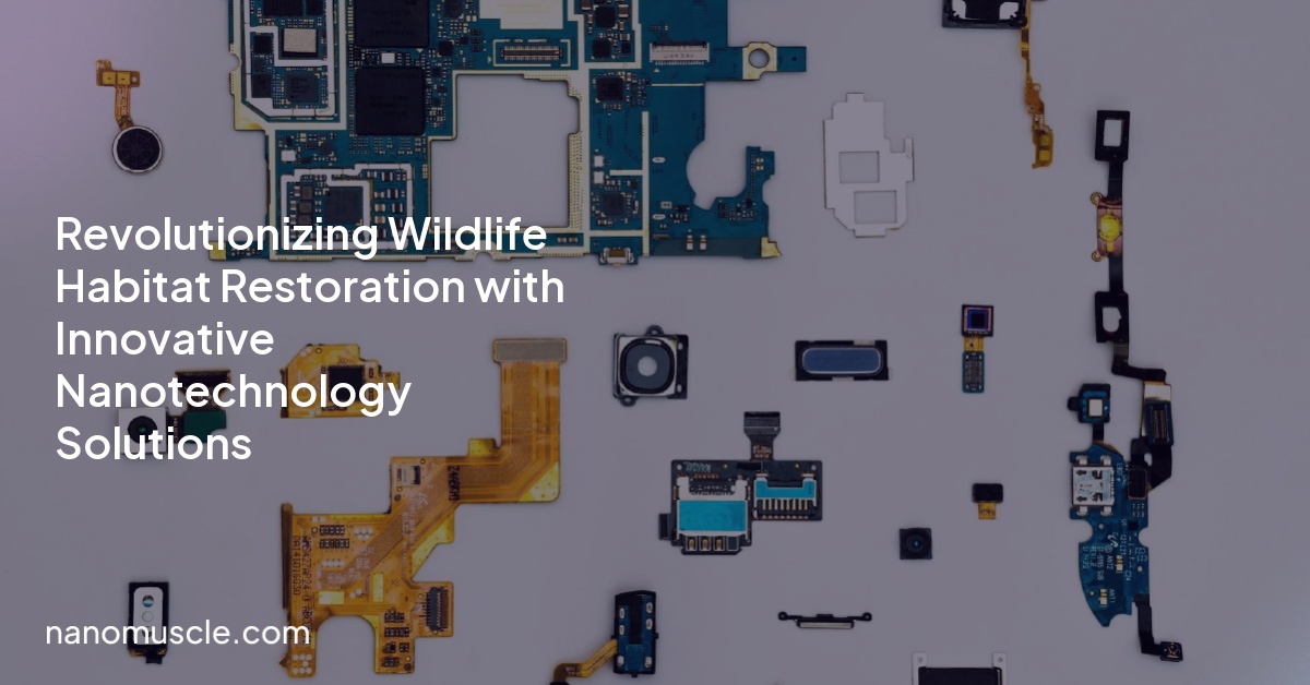 Revolutionizing Wildlife Habitat Restoration with Innovative Nanotechnology Solutions