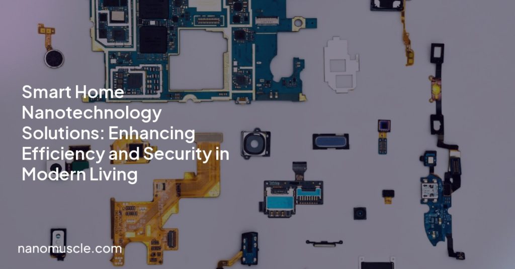 Smart Home Nanotechnology Solutions: Enhancing Efficiency and Security in Modern Living Smart Home Nanotechnology Solutions: Enhancing Efficiency and Security in Modern Living