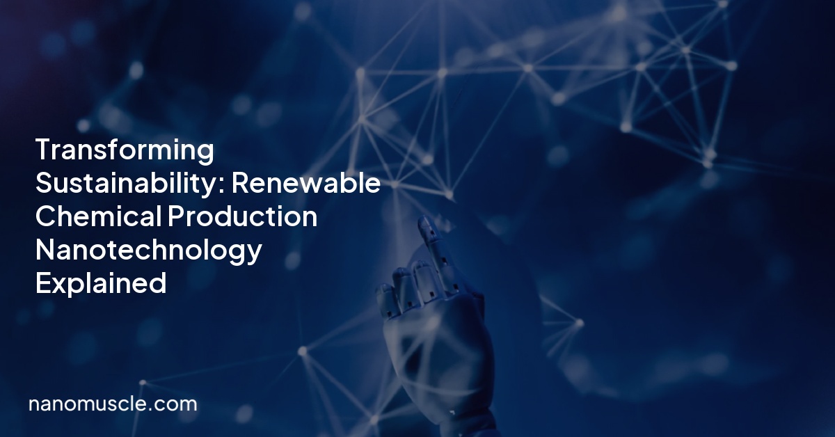 Transforming Sustainability: Renewable Chemical Production Nanotechnology Explained
