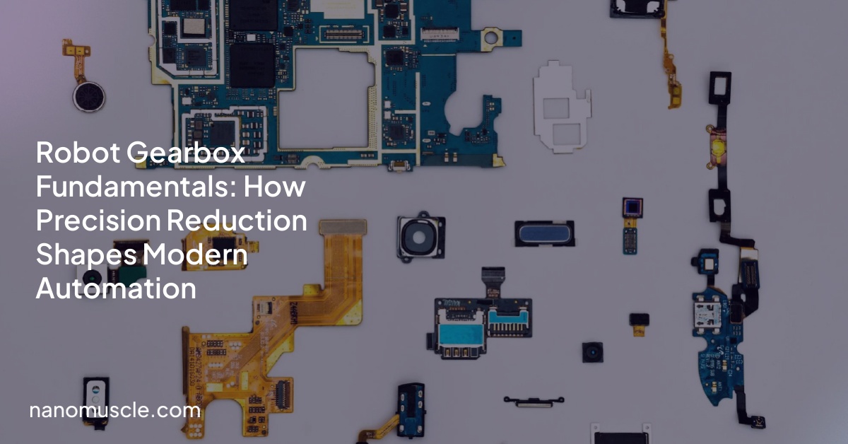 Robot Gearbox Fundamentals: How Precision Reduction Shapes Modern Automation